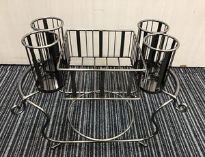 ②STACKABLE BUFFET CADDY お皿　フォーク　　レストラン　ナプキン　スプーン　業務用　カトラリー収納　未使用　F