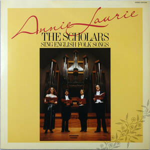 ◆THE SCHOLARS sing english folk songs/ANNIE LAURIE (JPN LP/45rpm) -DAM, Audiophile