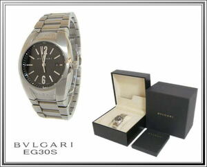 ☆超美品BVLGARI/ブルガリ エルゴン EG30S クォーツ レディース腕時計 送料税込み！