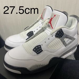 美中古 27.5cm Nike air Jordan 4 retro OG cement 840606-192 ナイキ エア ジョーダン セメント オリジナルカラー 2016 white