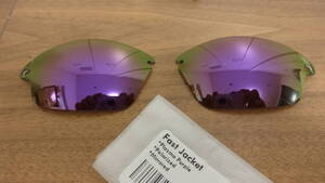 ★オークリー ファストジャケット用 カスタム偏光レンズ PLAZMA PURPLE Color Polarized 新品 Oakley Fast Jacket 