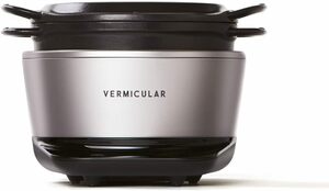 バーミキュラ ライスポットミニ 3合炊き 炊飯器 シルバー 専用レシピ付き RP19A-SV