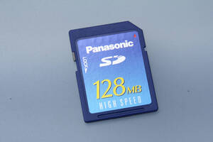 128MB SDカード　Panasonic HIGH SPEED