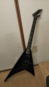 ★Grover Jackson グローバージャクソン　ランディー・ローズ タイプギター　Metallic Black　ケース付き　ピックアップ.ボリューム無★　