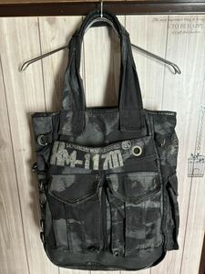 h.NAOTO military totebag 