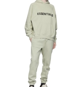 新品2020 (FOG) FEAR OF GOD ESSENTIALS SAGEフォグ フィアオブゴッド エッセンシャル フロントロゴ パーカー セージ Size XL 納品書同梱