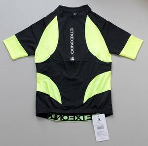 ETXEONDO　半袖ジャージ　TRIER TX 　ブラック／フローイエロー S