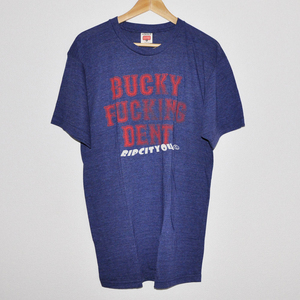 ・HOMAGE （オマージュ） BUCKY DENT Tシャツ【新品】　～ヴィンテージ加工レトロ古着風アメカジスポカジスポーツNBAMLBNFLNHLNCAA