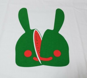 限定品 CUNE キューン Tシャツ 半袖 白 『スイカ』 前後プリント L・身幅約54cm※未試着品/未使用品/商品タグ付き/2019年モデル/毒/シャレ