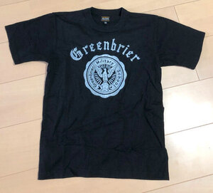 リアルマッコイズ/黒/半袖Tシャツ/GREENBRIER/REAL McCOY