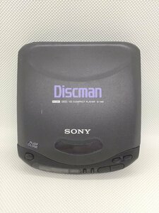 E483△SONY ソニー Discman D-145 ポータブルCDプレーヤー ブラック 【訳あり】241118