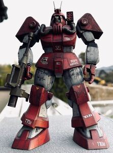 マックスファクトリー1/72 太陽の牙ダグラム コンバットアーマー アビデートT10Bブロックヘッド 全塗装ウェザリング施工完成