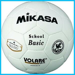 ★ホワイト★ (MIKASA) サッカーボール 日本サッカー協会 検定球 4号 (小学生用) SVC402SBC 推奨内圧0.8(kgf/)