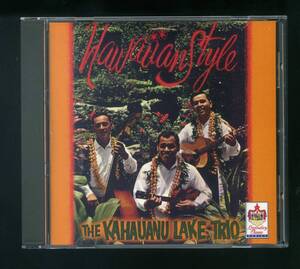 ★即決！美品　ハワイ　カハウアヌ・レイク・トリオ　 Kahauanu Lake Trio　Hawaiian Style　HAWAII