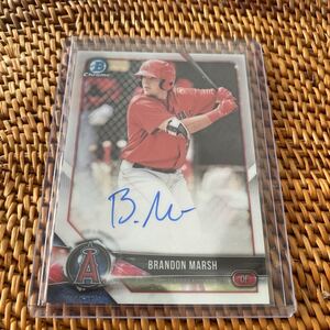 Topps Bowman Chrome Brandon Marsh Auto 