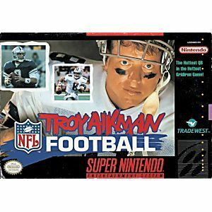 ★送料無料★北米版 スーパーファミコン SNES Troy Aikman Football トロイ エイクマン フットボール