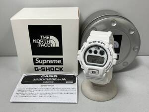 【ノースフェイスシュプリームコラボモデル】CASIO カシオ／ G-SHOCK／ DW-6900NS-7JR／ 3230／ ホワイト　時計　箱説明書付