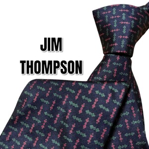 JIM THOMPSON　ジムトンプソン　ネイビー系　総柄　C0334-5