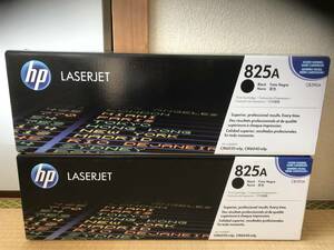 ◆D281 2個セット HP 825A 純正 プリントカートリッジ ヒューレットパッカード ブラック CB390A 使用期限 画像参照!!