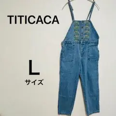 TITICACA デニムオーバーオール インド製　綿100%