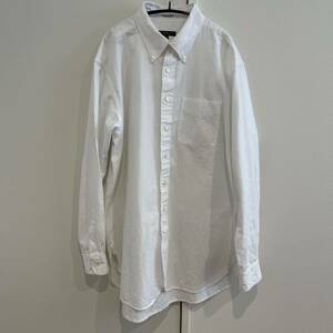 エンジニアドガーメンツ　19C BD Shirt オックスフォード　ホワイト　M ボタンダウン　オックスフォードシャツ　engineered garments