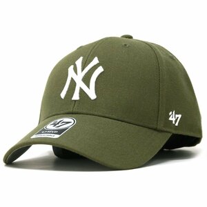 キャップ 47brand 47キャップ MVP ヤンキース ツイル 帽子 深め メジャーリーグ Yankees グリーン系 サンダルウッド