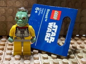 希少品 ☆レゴ LEGO ☆ スターウォーズ Star Wars ☆ ミニフィグキーホルダー ☆ バウンティーハンター ボスク Bossk ☆ 新品 2011年発売