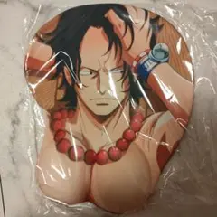 ONE PIECE 漢 マウスパッド エース　ワンピース