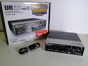 【動作確認済/美品】steinberg/スタインバーク UR22mk2/UR2mkII USBオーディオ インターフェース/USB Audio Interface /60サイズ