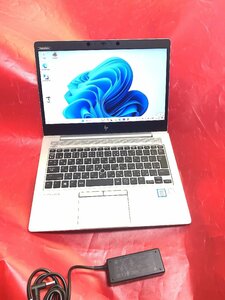 中古 第8世代 Core i7-8550U メモリ16GB SSD512GB 13.3型 フルHD(1920x1080) WiFi Webカメラ HP EliteBook 830 G5 SK2405-36