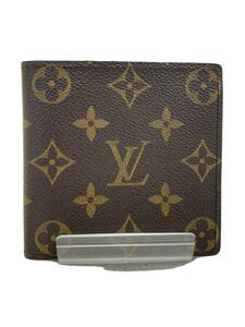 LOUIS VUITTON◆ポルト・フォイユ・マルコ_モノグラム・キャンバス_BRW/PVC/BRW/レディース