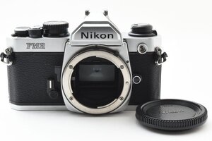 ★美品　動作確認済★ NIKON ニコン New FM2 シルバー　フィルムカメラ　モルト新品交換済 防湿庫管理　#M013