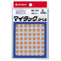 （まとめ買い）ニチバン マイタックラベル ML-151 橙 ML-151-13 オレンジ 00014713 〔10個セット〕