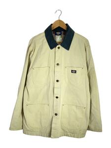 DICKIES◆カバーオール/-/コットン/ホワイト