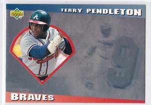 【ホログラムカード】1993Upper Deck #5 Terry Pendleton