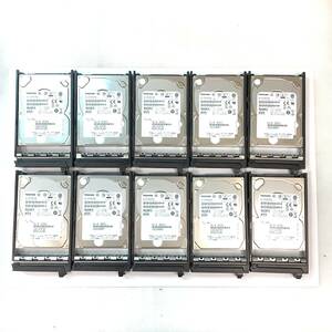 K6050963 TOSHIBA 900GB SAS 10K 2.5インチ HDD 10点【中古動作品】