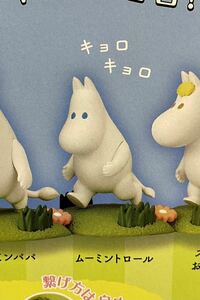 ★ミニチュアムーミン★MOOMINてくてく行進フィギュア　ガチャガチャ　カプセルトイ　ムーミントロール