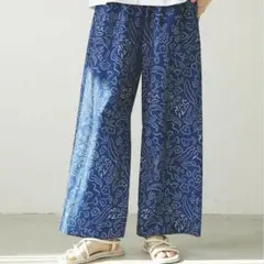 MILKFED FLORAL WIDE PANTS  ワイドパンツ