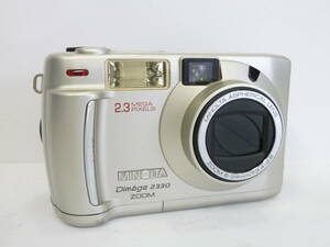 63980◆デジタルカメラ MINOLTA/ミノルタ Dimage 2330 ZOOM , レンズ部 MINOLTA ASPHERICAL LENS ZOOM 8-24mm/F3.4-3.6◆