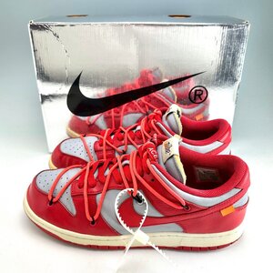 Off-White × Nike Dunk Low University Red/Wolf Grey CT0856-600 オフホワイト ナイキ ダンク ロー ユニバーシティレッド US10 28cm