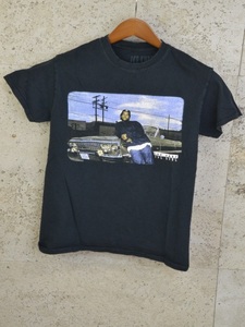 ICE CUBE rap Tシャツ 古着 ヴィンテージ Sサイズ ブラック メンズ used F-NEW372