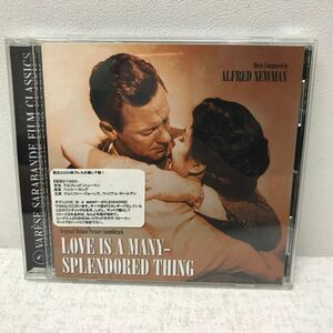 I1019A3 LOVE IS MANY - SPLENDORED THING アルフレッド・ニューマン ALFRED NEWMAN 限定盤 CD 映画音楽 サントラ 