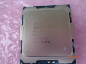 中古良品：　E5-1620 V4　SR2P6　４コア８スレッド　3.50GHz