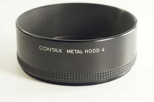 hiX★美品★86mm CONTAX METAL HOOD 4 コンタックス フード リング