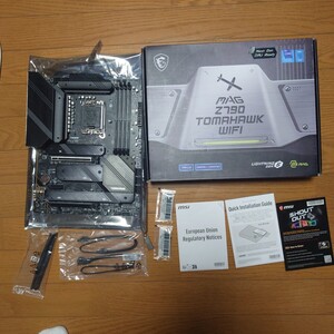 [中古品][動作確認済み][マザーボード]MSI MAG Z790 Tomahawk WiFi Gaming 12th~14th Gen Intel LGA 1700 DDR5 PCIe 5.0 2.5Gbps LAN 