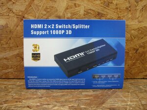 ◎【動作確認済み】ELEVIEW HDMI 2×2 Switch/Splitter 1080P 3D HDMI分配器 現状品◎Z-1763