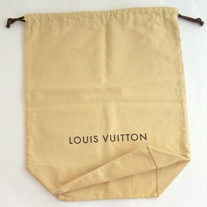 〔ルイヴィトン〕42×50×18cm 保存袋 巾着袋 布袋 LOUIS VUITTON 正規品 バッグ用 付属品 マチあり （0232)