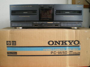 ★③　ONKYO PC-W50 カセットデッキ