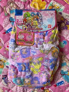 新品未使用 ドキドキ！プリキュア 映画プリキュアオールスターズNewStage2 こころのともだち 限定柄 ショーツ2枚組 130サイズ