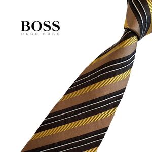 HUGO BOSS ネクタイ レジメンタル柄 ストライプ柄 ヒューゴボス USED 中古 m593